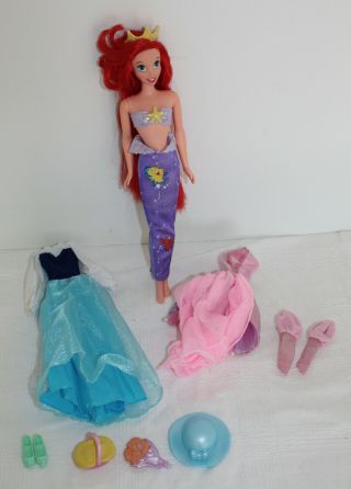 The Little Mermaid Princess Mermaid Ariel Gift Set Doll 1990 Mattel