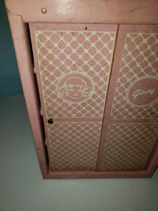 Vogue Ginny Doll Furniture Pink Wardrobe Sliding Doors Custom Design 1955 922 2