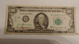 1963 Series A 100 Dollar Bill