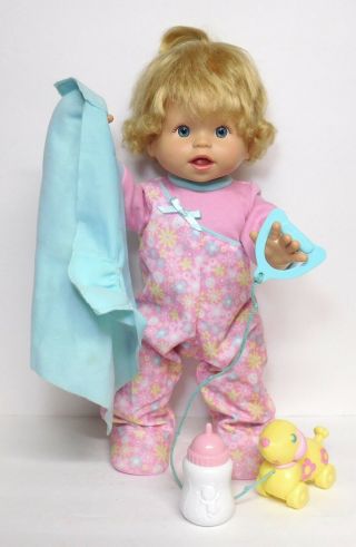 Little Mommy Interactive Baby Walk & Giggle Doll Fisher Price W/ Accessories