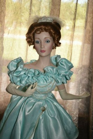 Franklin Heirloom Gibson Girl 22 " Porcelain Doll