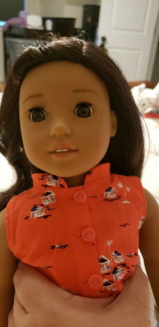 American Girl Doll Nanea 18 inch Hawaiian EUC 2