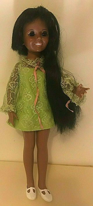 1960’s Ideal Crissy Hair Grown Black/african American Doll