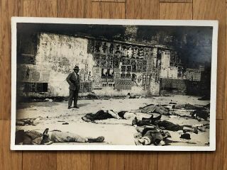 China Old Postcard Chinese Revolution Execution Canton 1927