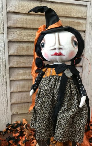 Grimitives Primitive Folk Art Halloween Doll