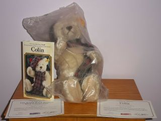Steiff " Colin The Winter Bear " By Danbury - Growler