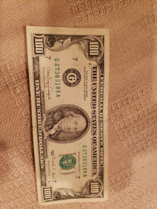 Old Style $100 Dollar Bill Series 1990