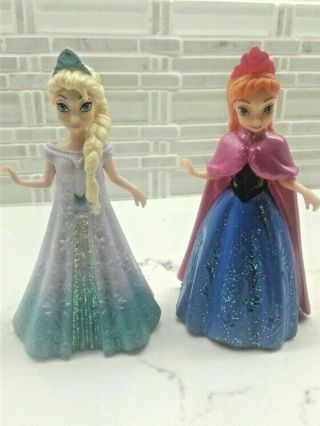 Polly Pocket Disney Princess Magiclip Doll With Dresses Anna & Elsa