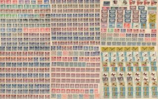 China Plane Train Ship Surcharged Postage Due Stamps Congrees Folk Toys X 514