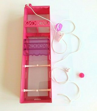 Barbie Dream House 2013 Replacement Part - Closet To Bathroom Elevator W/string