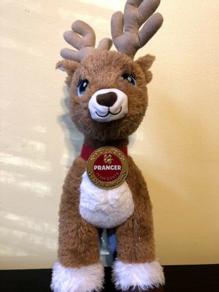 Build A Bear Reindeer Prancer Team Santa Christmas Stuffed Animal Plush Toy