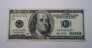 2006a - York B Star Note - $100 One Hundred Dollar Bill - Paper Money