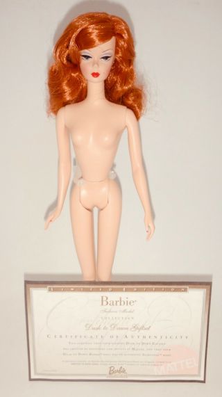 2001 Gold Label Dusk To Dawn Nude Silkstone Barbie Doll From The Bfmc