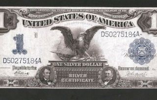Elliott/ Burke Black Eagle $1 1899 Silver Certificate