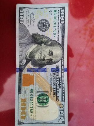 2013 100 Dollar Star Note Mg06201788
