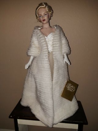 Franklin Heirloom Marilyn Monroe All About Eve 20 " Porcelain Doll