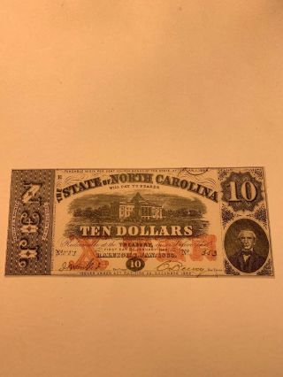 The State Of North Carolina,  $10