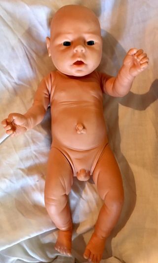 Anatomically Correct Caucasian Boy Baby Doll 15 Inch