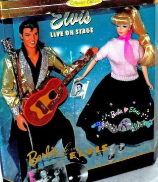 Barbie Loves Elvis 2 Doll Gift Set Barbie And Elvis