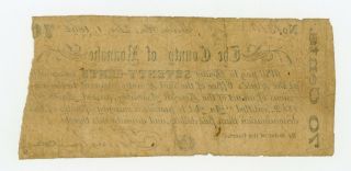1862 70c The County of Roanoke - Salem,  VIRGINIA Note CIVIL WAR Era 2