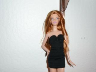 Mattel Barbie Basics Gorgeous Long Red Gold Hair No Box