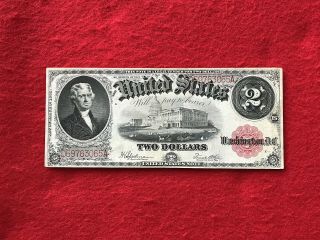 Fr - 60 1917 Series $2 Two Dollar United States Legal Tender Note Very Fine,