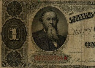 Very Collectible 1891 $1 Legal Treasury Note Fr - 351