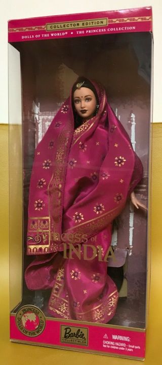 2000 Princess Of India Dolls Of The World Barbie Collector Edition Mattel (il)