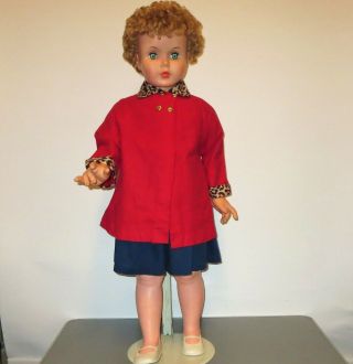 Vintage Companion Doll 35 " Walker 1960’s Ae 3651 Patti Playpal Type Walking