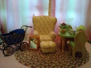 Ag Angelina Ballerina Doll House Furniture,  Carriage,  Accessories