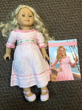 American Girl Caroline Doll Retired With Meet Dress,