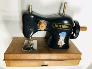 1975 Holly Hobbie Sewing Machine American Greetings Durham Industries Vtg Dolls