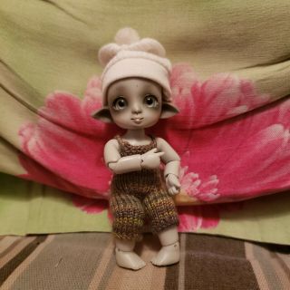 Dd - Anne Tiny Resin Bjd Doll Riko Full Set Too Cute