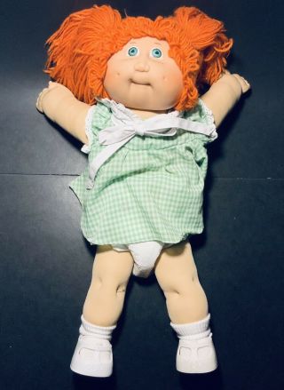 Cabbage Patch Kids Doll Jesmar Made In Spain Red Head