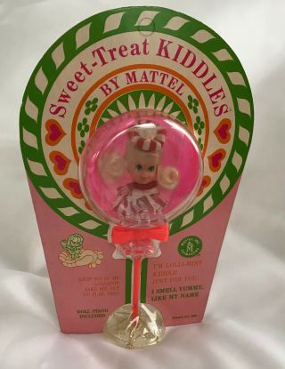 1968 Mattel Sweet - Treat Liddle Kiddles Lolli - Lollipop Peppermint Candy Doll