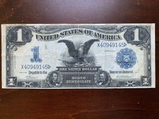 Series Of 1899 U.  S.  Black Eagle $1 Silver Certificate F - 229 - X40949145