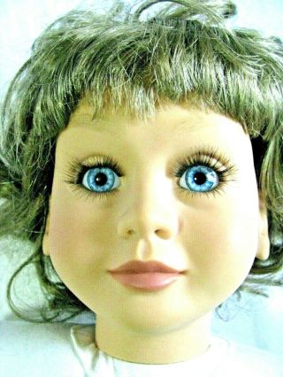 Adorable My Twinn Denver Jessica Non - Poseable - Big Blue Eyes With Dress - 23 "