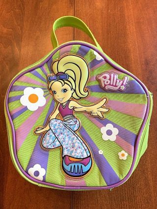 Polly Pocket Zippered Doll Carrying Storage Case For Dolls Accessories Green