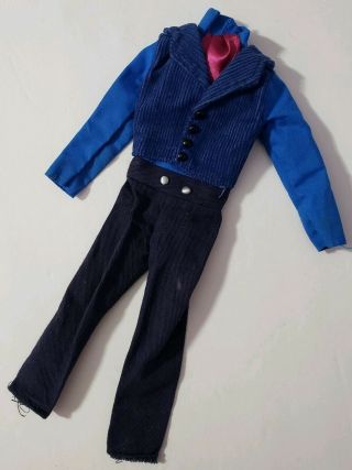 Disney Store Classic Doll Clothes 12 " Frozen Prince Hans Blue One - Piece Suit Htf