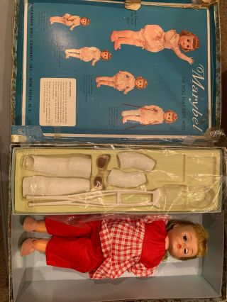1950s Alexander 15 " Marybel The Doll That Gets Well Complete In Case W/