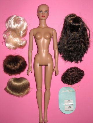 Tonner - Nude & Bald Brenda Starr 16 " Fashion Doll With 5 Wigs