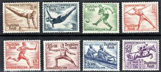 Germany 1936 Summer Olympics - Full Set - Never Hinged
