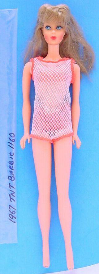 1967 Summer Sand Ash Blonde Tnt Barbie Doll 1160 In Outfit