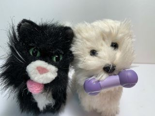 American Girl Licorice Cat Kitten And Coconut Dog Puppy With Magnetic Bone/ Ball