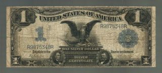 $1 1899 Silver Certificate Large Black Eagle One Dollar Bill Note Currency