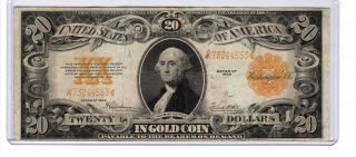 Fr.  1187 1922 $20 Twenty Dollars Gold Certificate