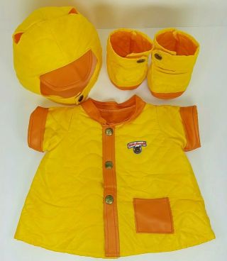 Teddy Ruxpin Adventure Outfit Yellow Rain Outfit Complete Worlds Of Wonder Wow