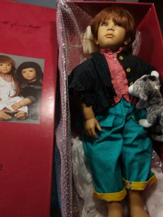 Lovely 1990 Annette Himstedt Janka Doll Reflections Of Youth (barefoot Children)