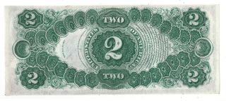 1917 $2 Two Dollar United States Legal Tender Note F - 60 U Grade It R10 2