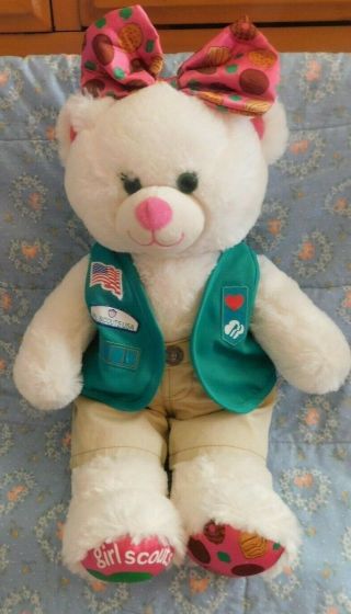 Build A Bear Workshop Girl Scouts Cookie Bear In Vest & Pant Vgu